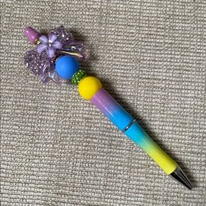Fancy Purple Bow Pen